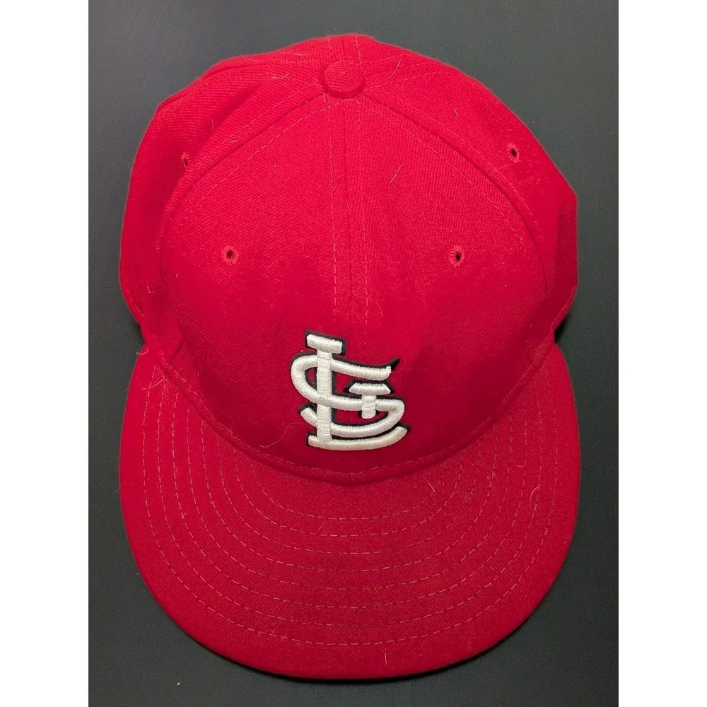 New Era 59Fifty St. Louis‎ Cardinals Fitted Hat 7 1/8 USA Made